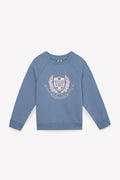 Sweat - Star bleu molleton coton organique