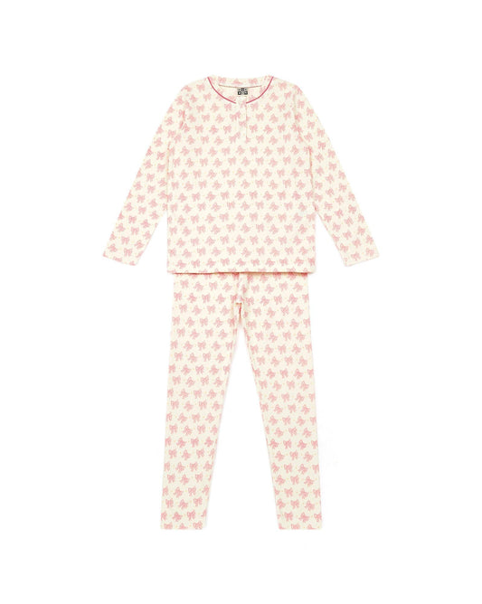 Pajamas 2 rooms Pink biological cotton