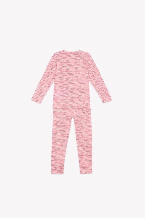 Pajamas 2 pieces - heart Pink - Image principale