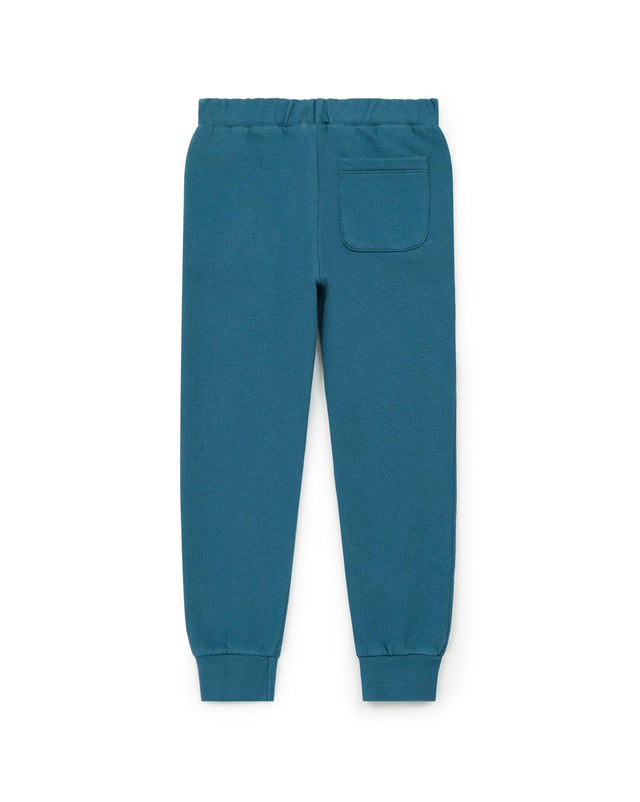 Trousers - Jogging - Blue in 100% cotton - Image alternative