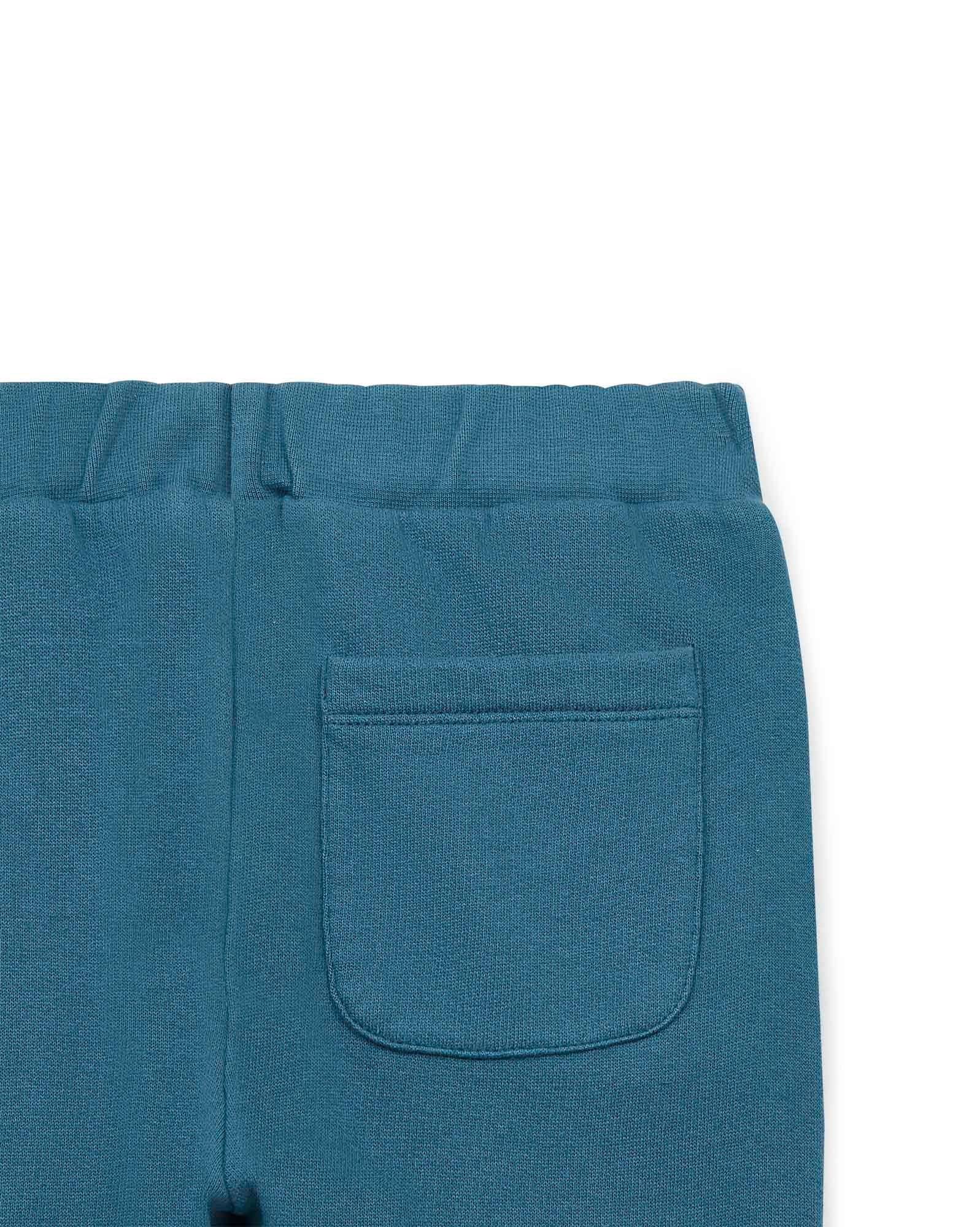Pantalon jogging bleu en 100% coton
