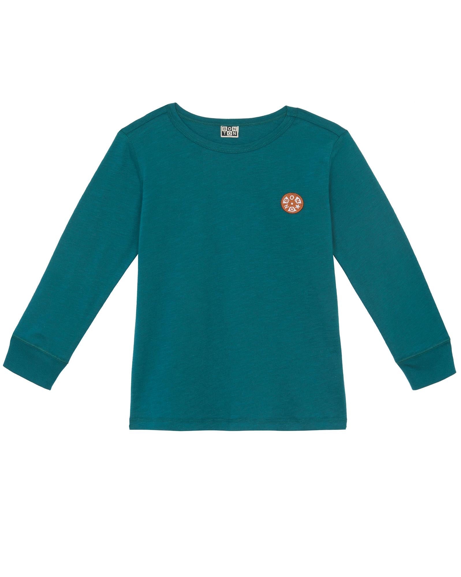 T-shirt Badge vert en 100% coton biologique