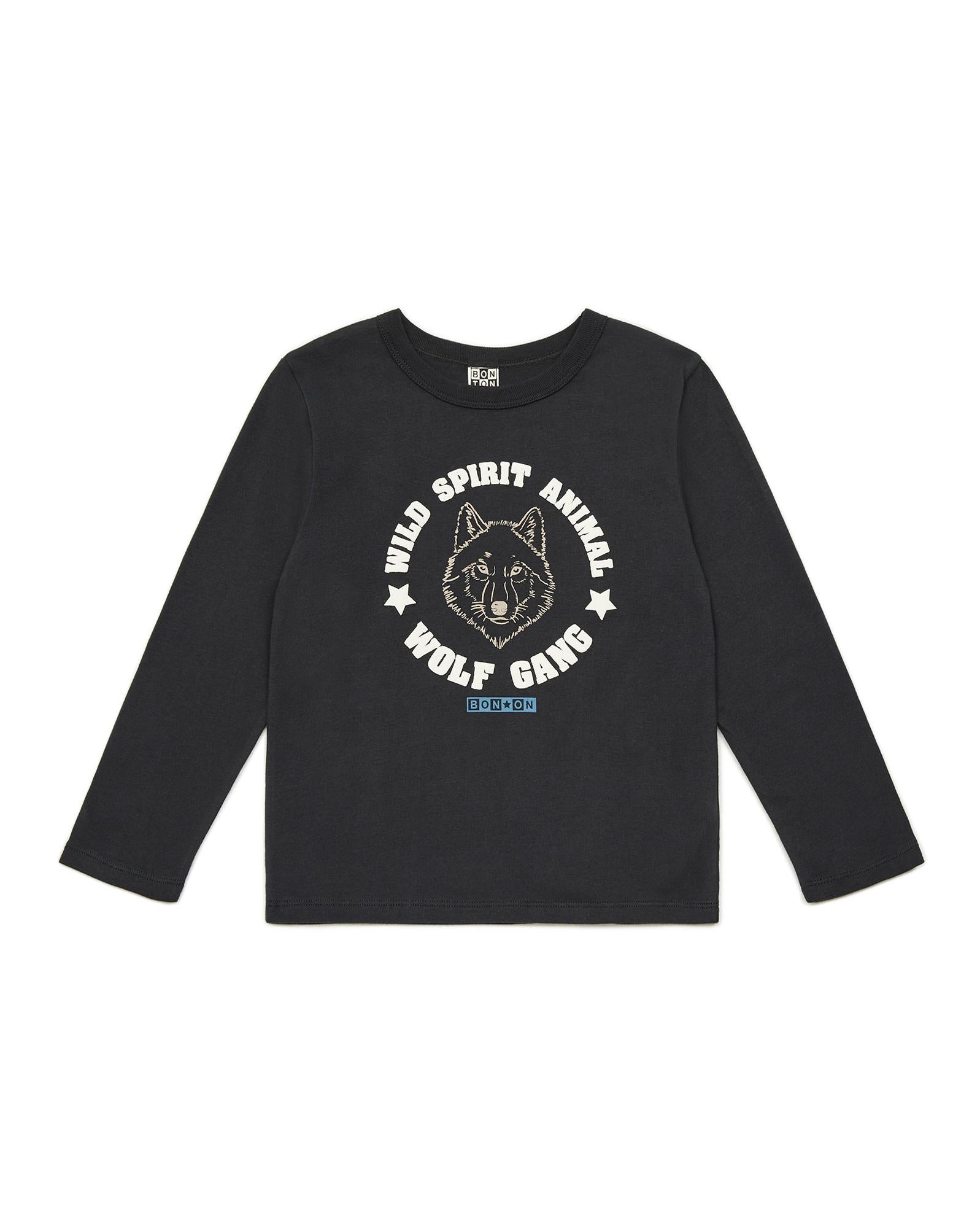 T-shirt Wolf Gang noir en 100% coton biologique