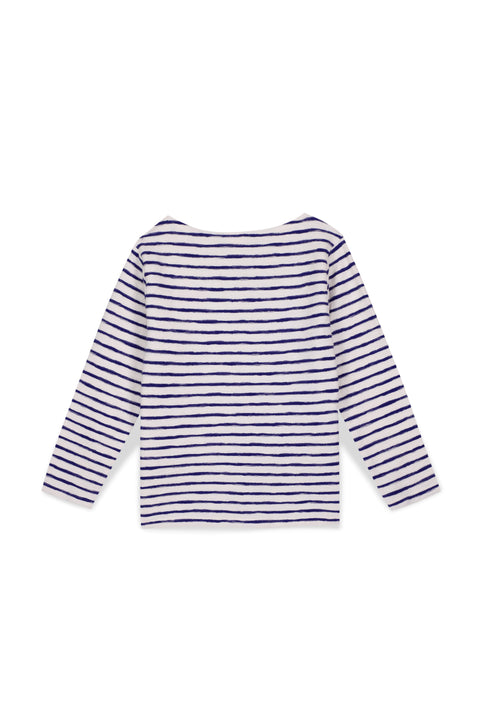 T-shirt - Marine rayure bleue Marinière - Image principale