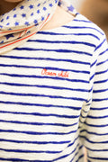 Tee-shirt - Marine rayure bleue Marinière