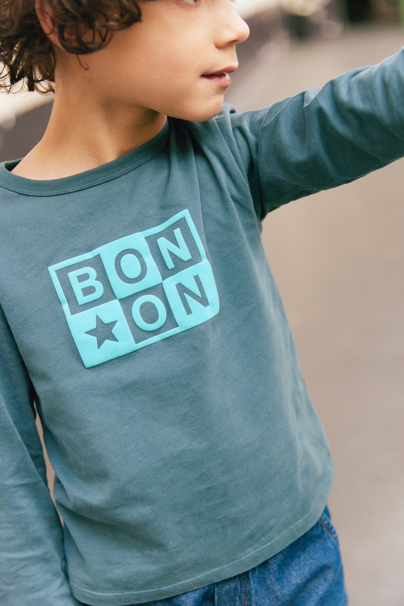 T-shirt - Taxo kaki logo bonton