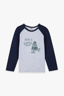 T-shirt - Tipi gris chiné