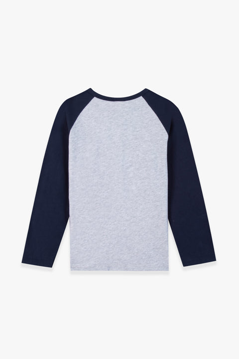 T-shirt - Tipi gris chiné - Image principale