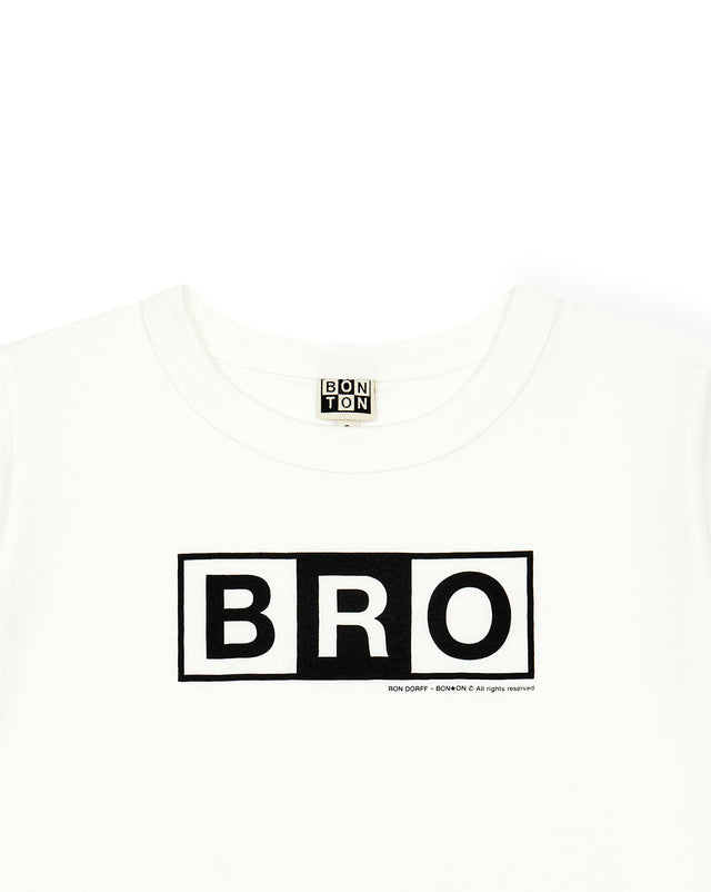 T-shirt - Tubog Bro Ecru Cotton Bonton + Ron Dorff - Image alternative
