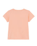 T-shirt - Tubog orange coton GOTS imprimé éléphant