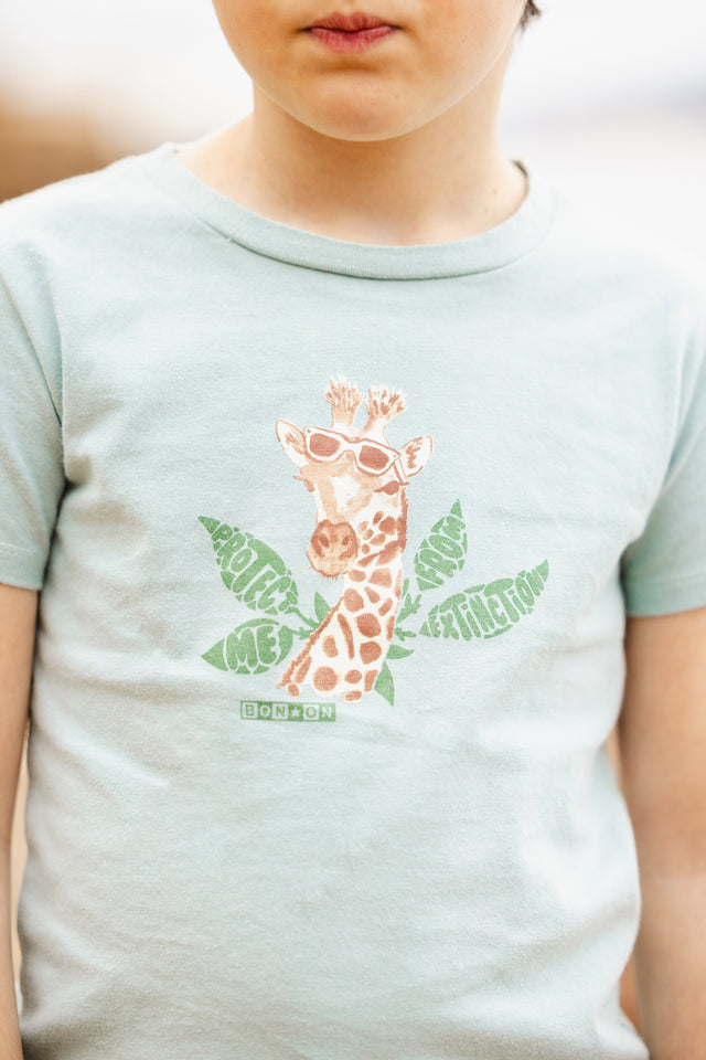 T-shirt - Tubog Green Cotton GOTS Print Kr - Image principale
