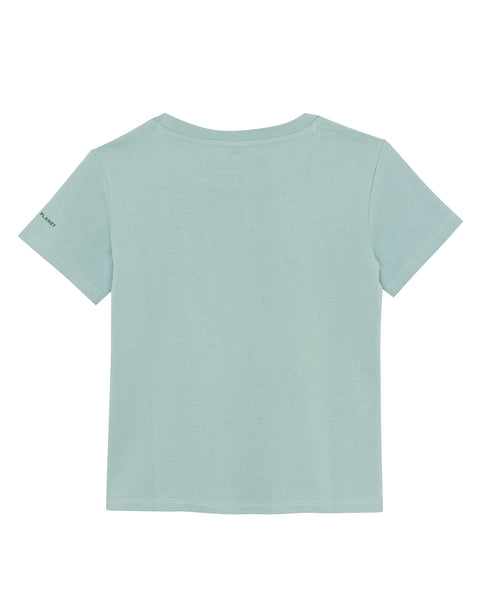 T-shirt - Tubog vert coton GOTS imprimé KR - Image principale