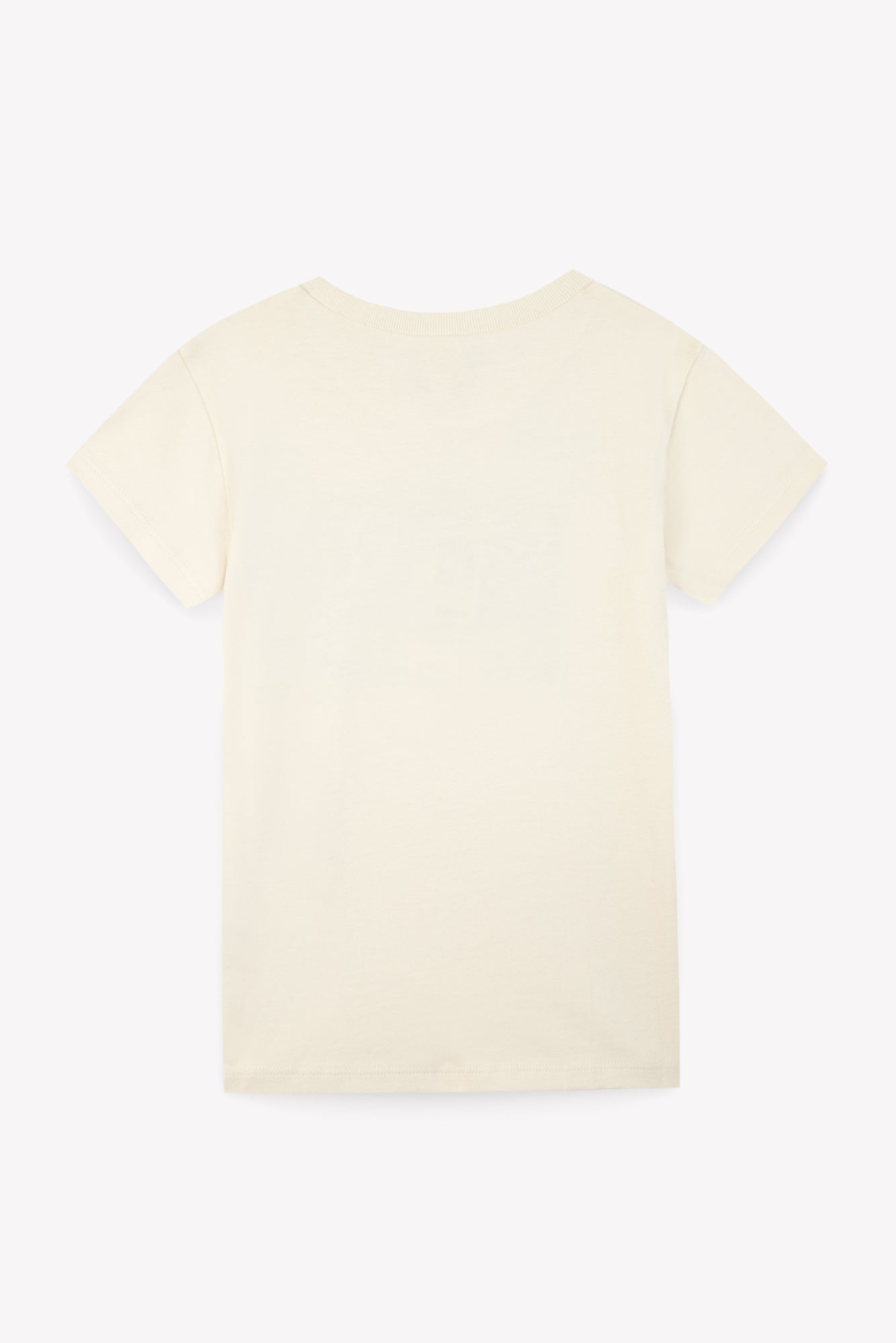 T-shirt - Tubog ecru organic cotton logo Blue