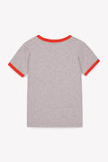Tee-shirt - Tubog gris coton imprimé voiture