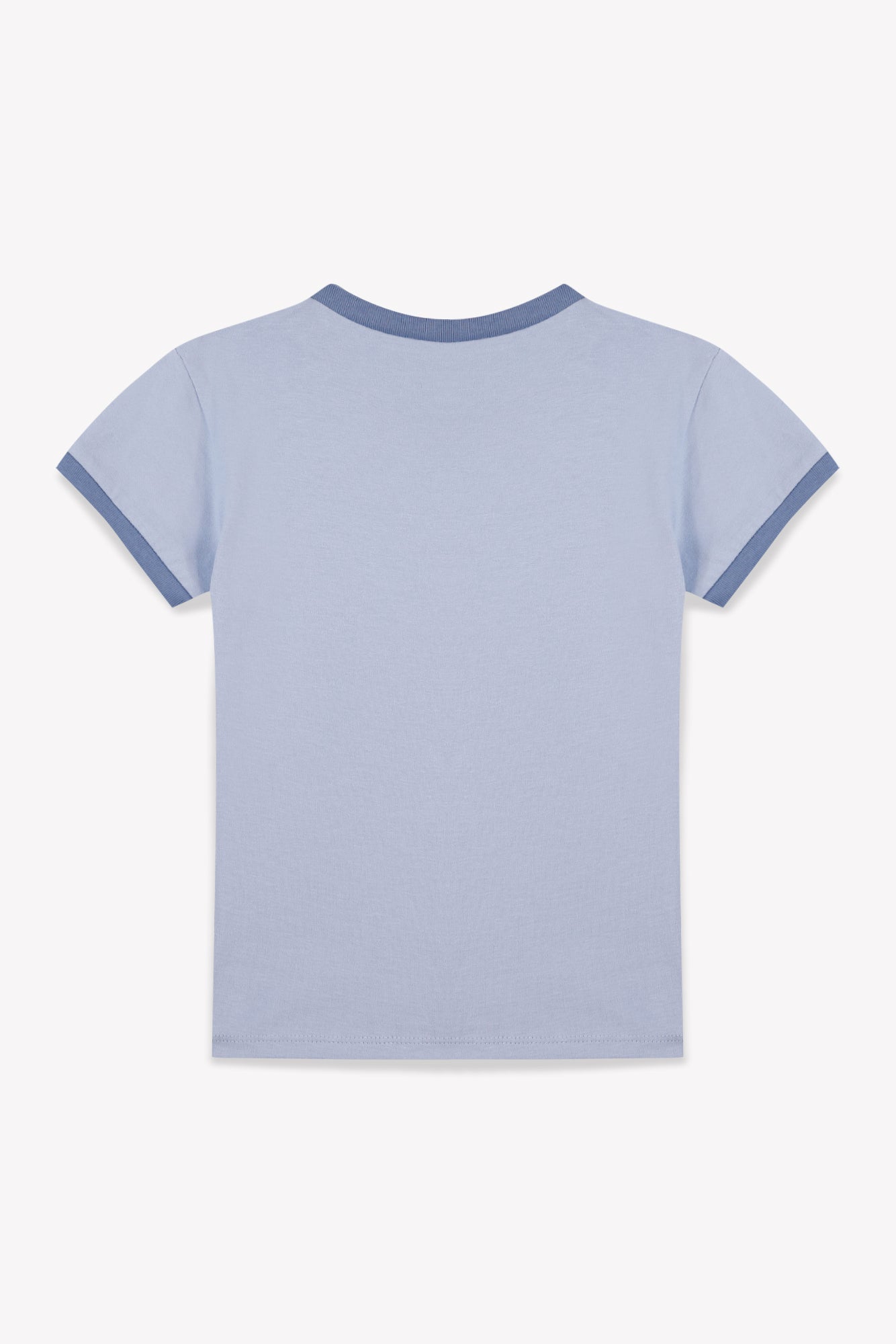 T-shirt - Tubog Blue Cotton GOTS Print Sun Kr
