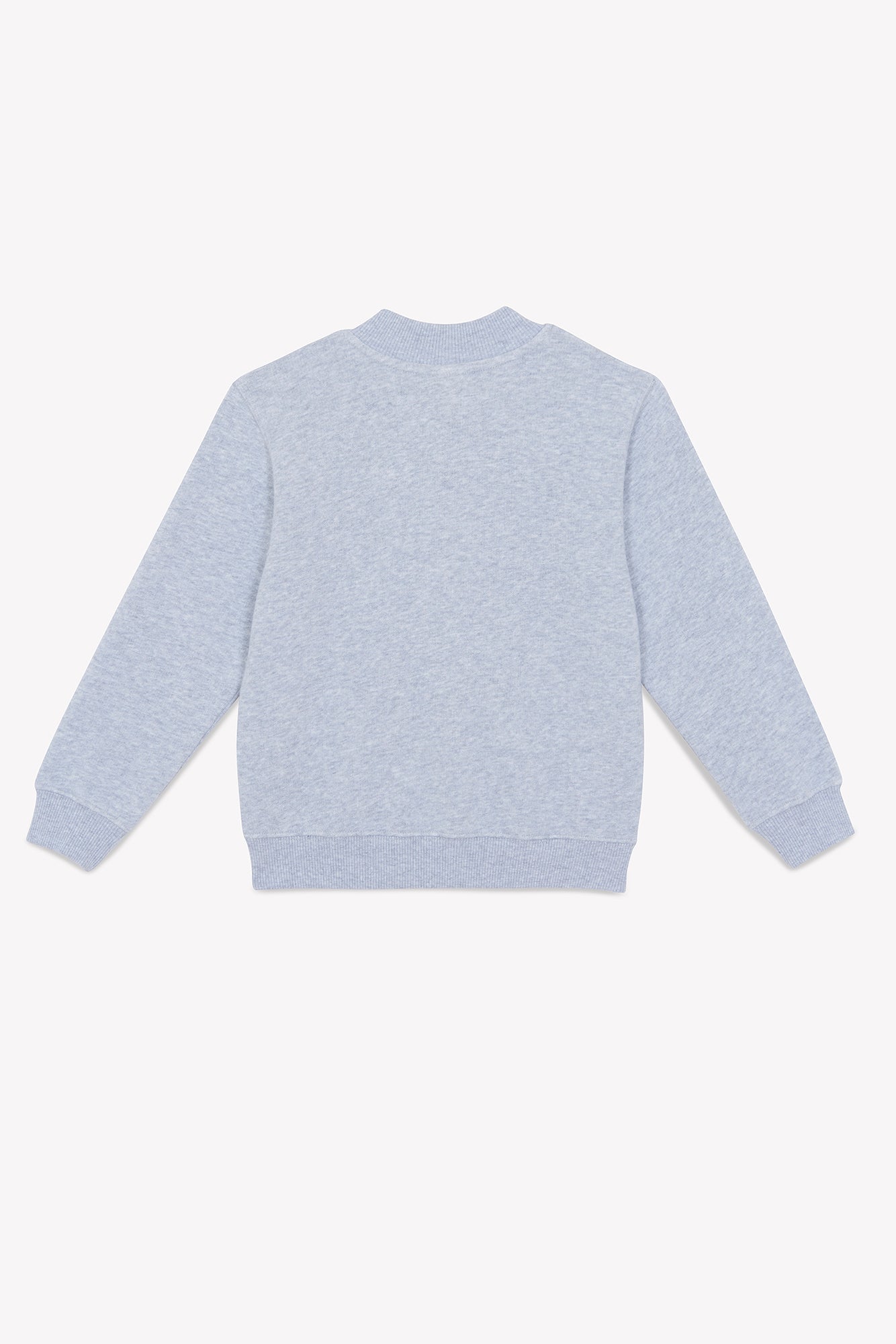 Sweatshirt - Samy zipped Grey organic cotton