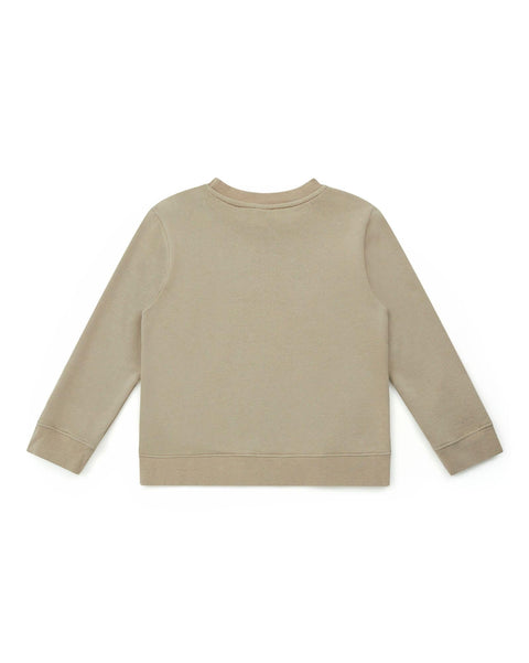 Sweat - slow vibes gris en coton biologique - Image principale