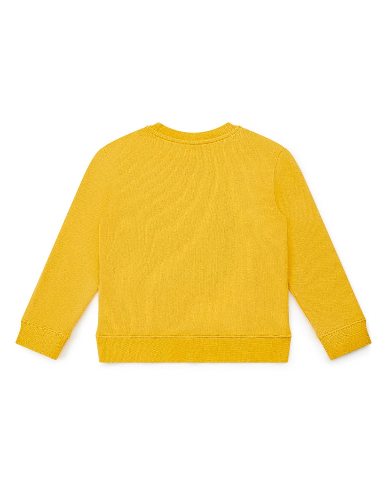Sweat Garage jaune en coton biologique
