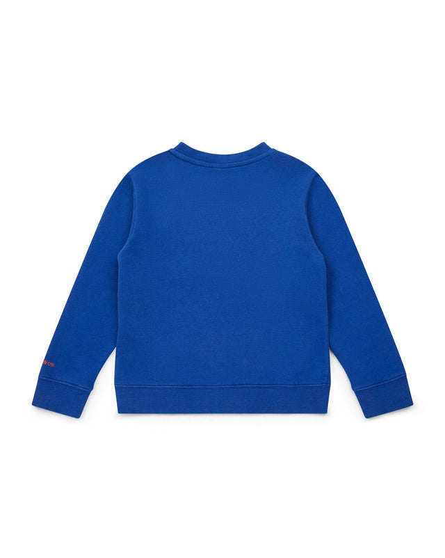 Sweatshirt - Cool genius Blue In 100% organic cotton - Image alternative