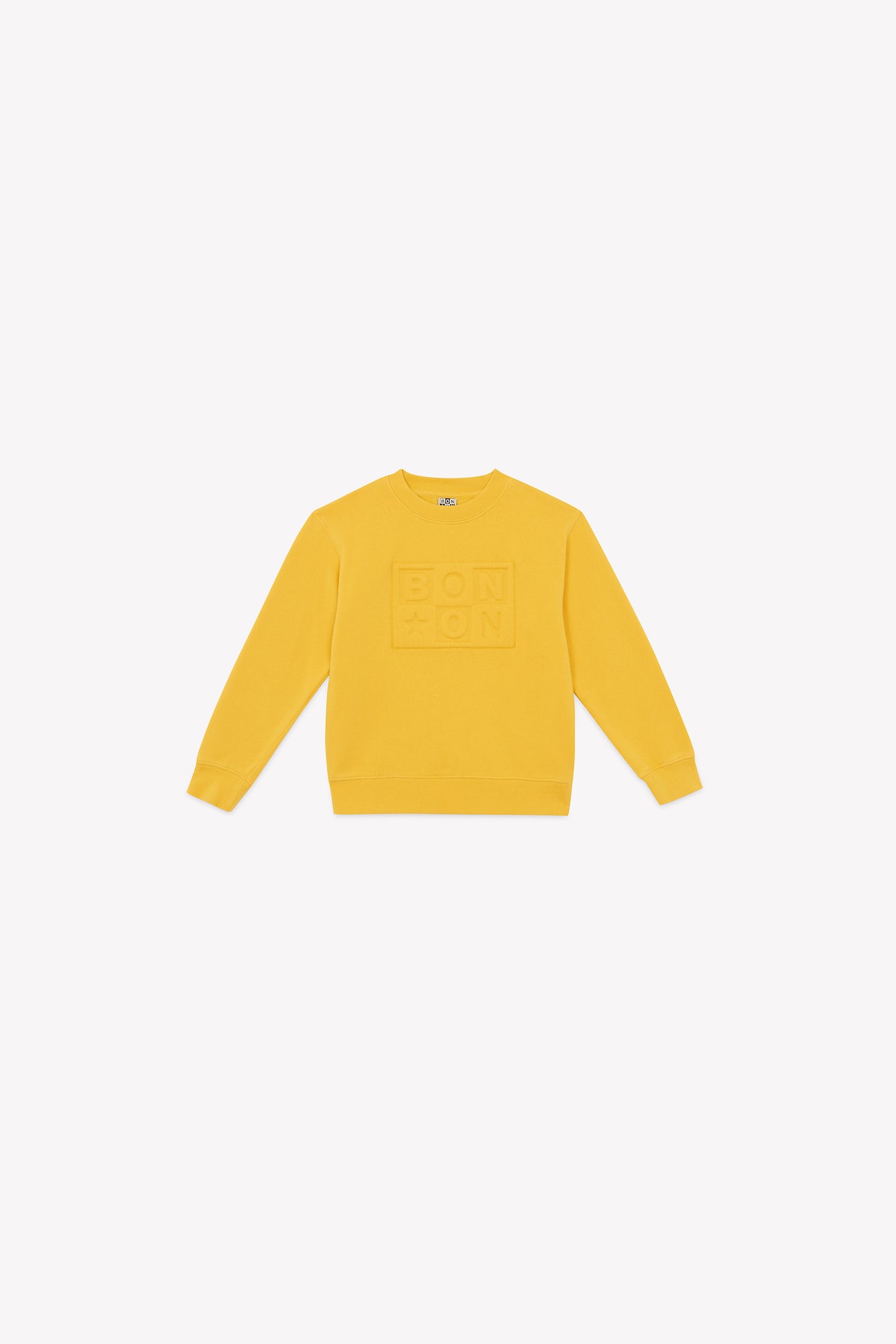Sweat - Smile jaune retro bonton