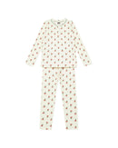 Pyjama - Voiture beige coton biologique