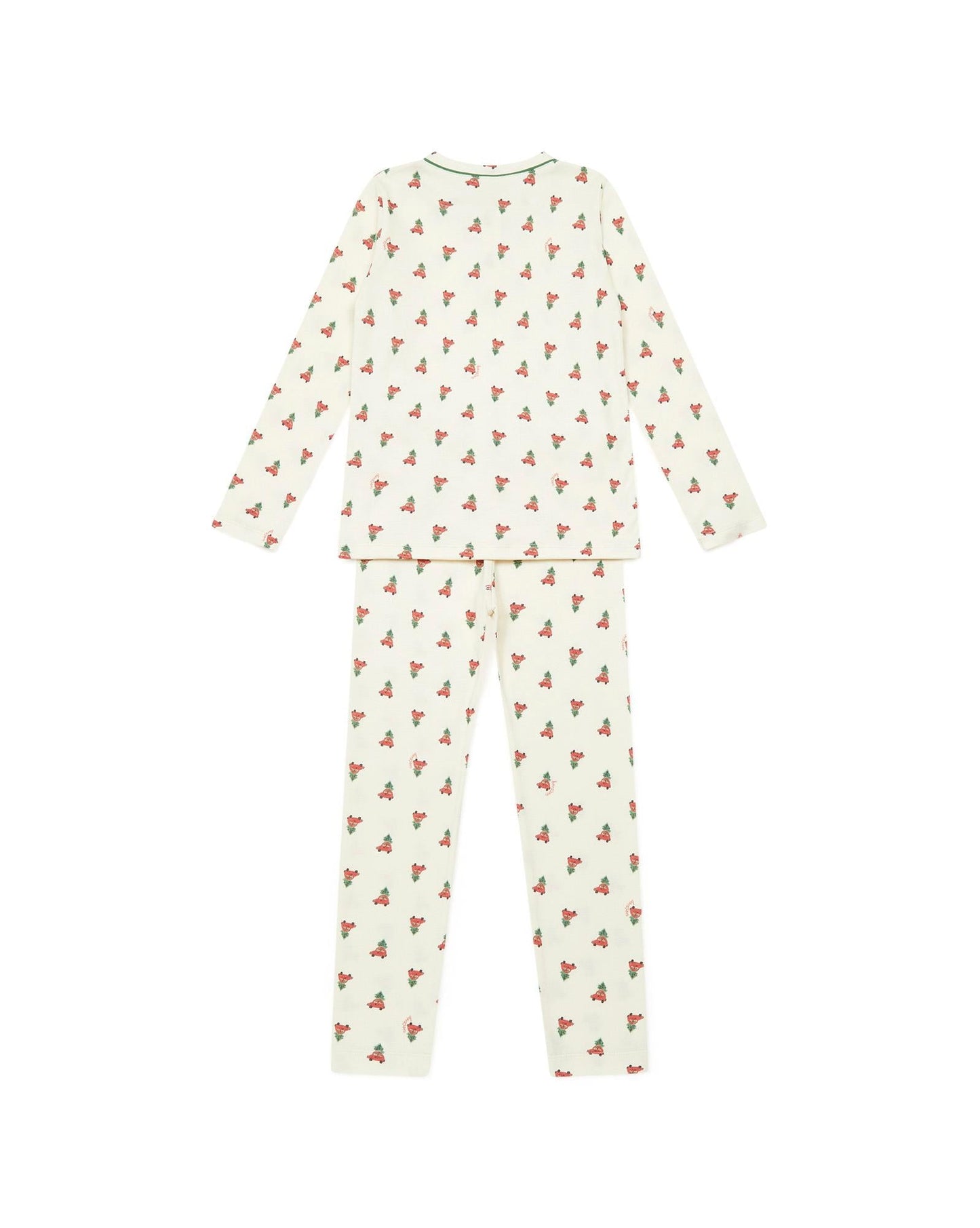 Pyjama - Voiture beige coton biologique
