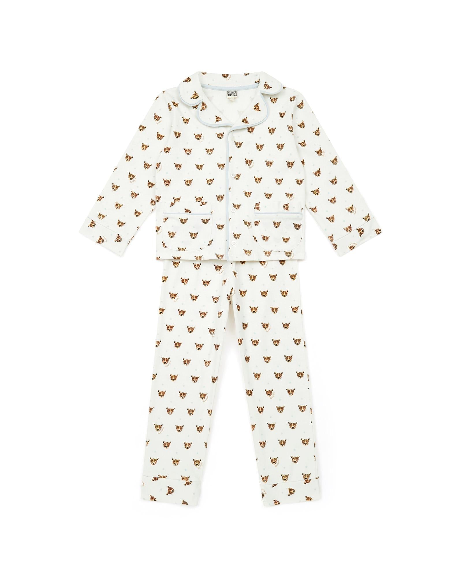Pyjama Tigrou marron coton biologique