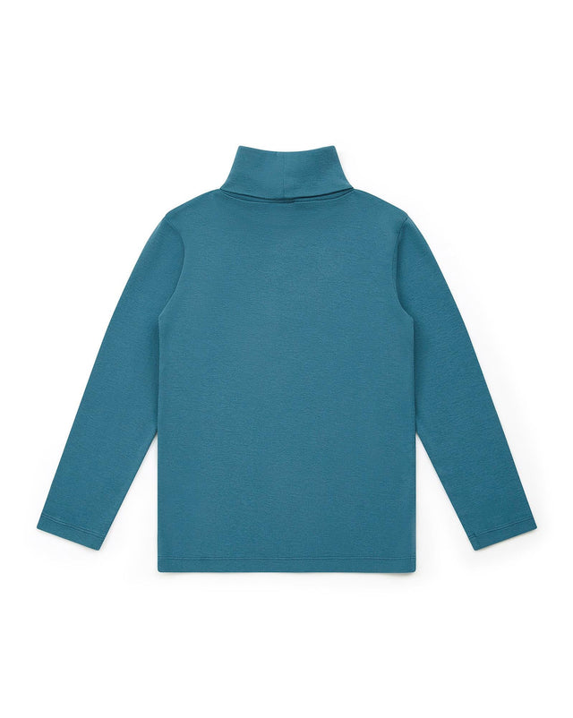 Below-Sweater - Titou Blue In GOTS certified organic cotton - Image alternative