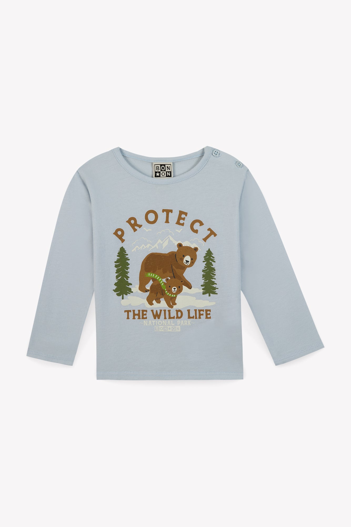T-shirt - Taxi bleu clair illustration ours