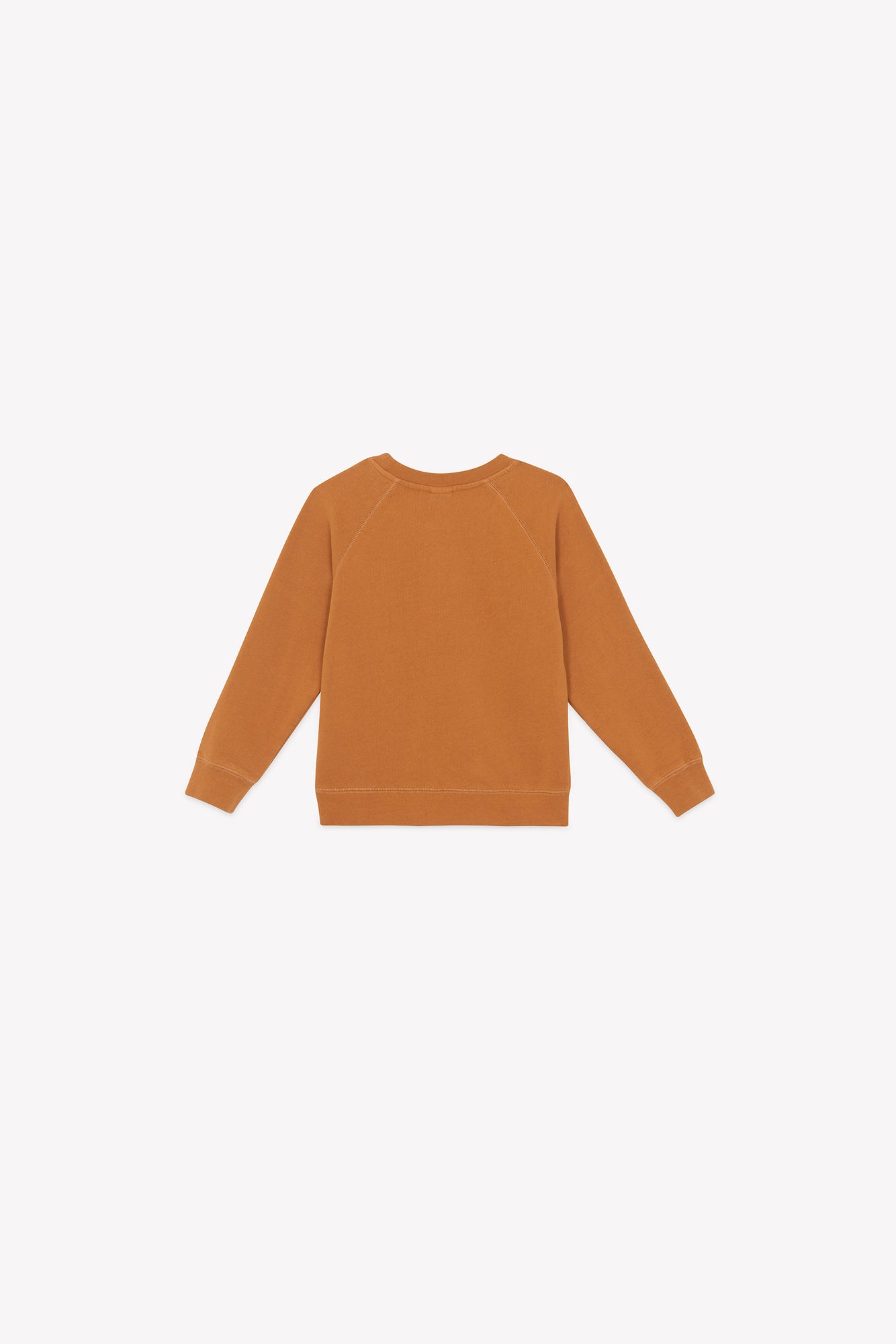 Sweatshirt - Sandy Brown Illustration flowery