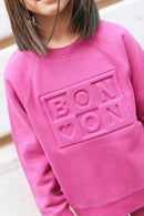 Sweatshirt - Sandy Purple Illustration bonton
