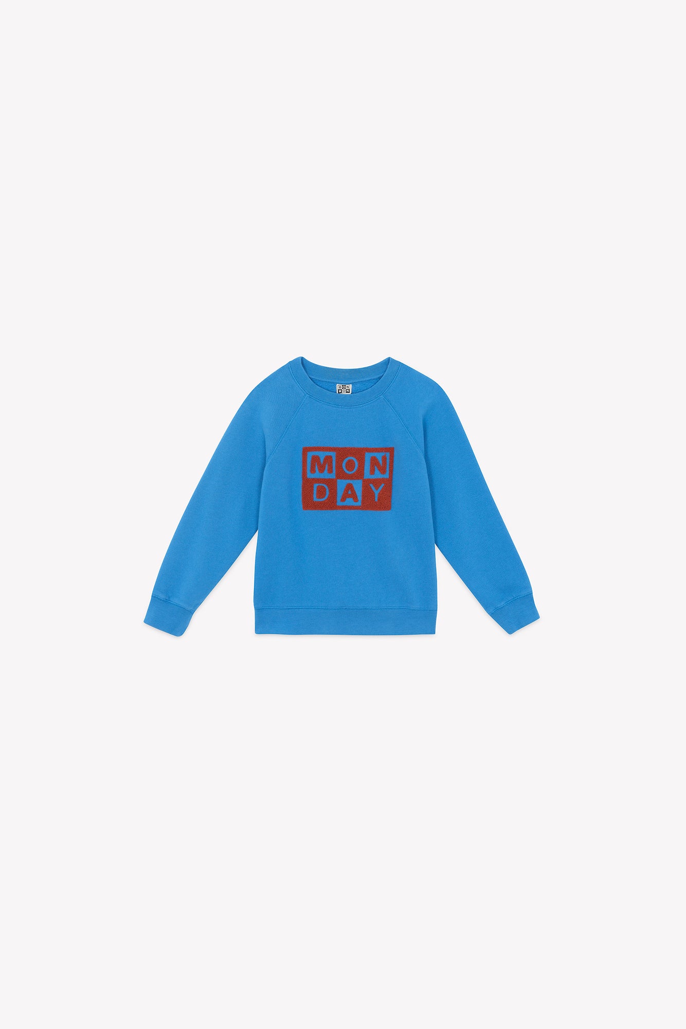 Sweatshirt - Sandy Blue in organic cotton