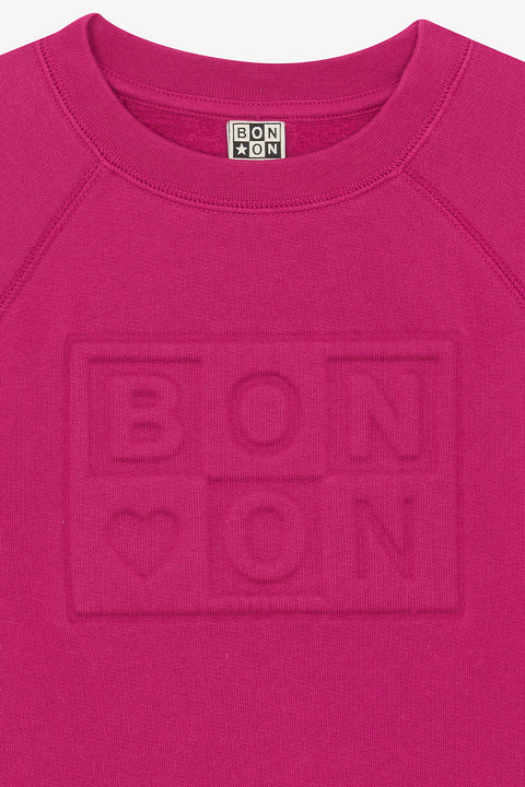 Sweatshirt - Sandy Purple Illustration bonton - Image principale