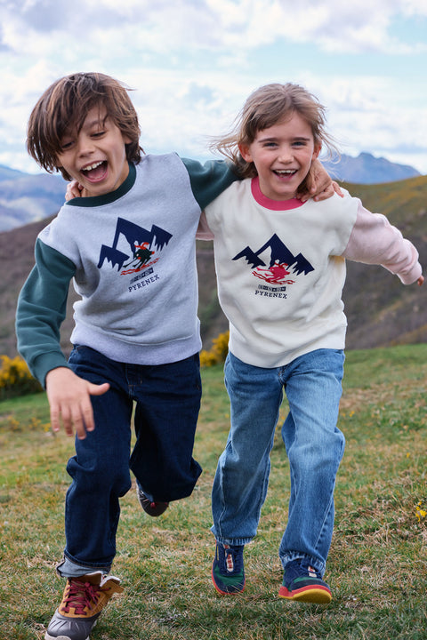 Sweat - Sandy crème bonton x pyrenex - Image principale