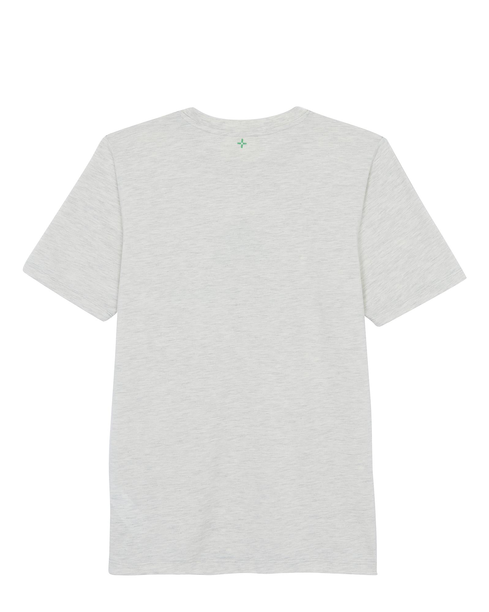 T-shirt East ONE TWO TREE gris B the Change 100% coton bio