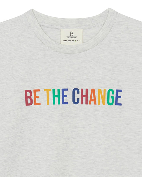 T -shirt - East Grey B The Change 100% Organic cotton - Image principale