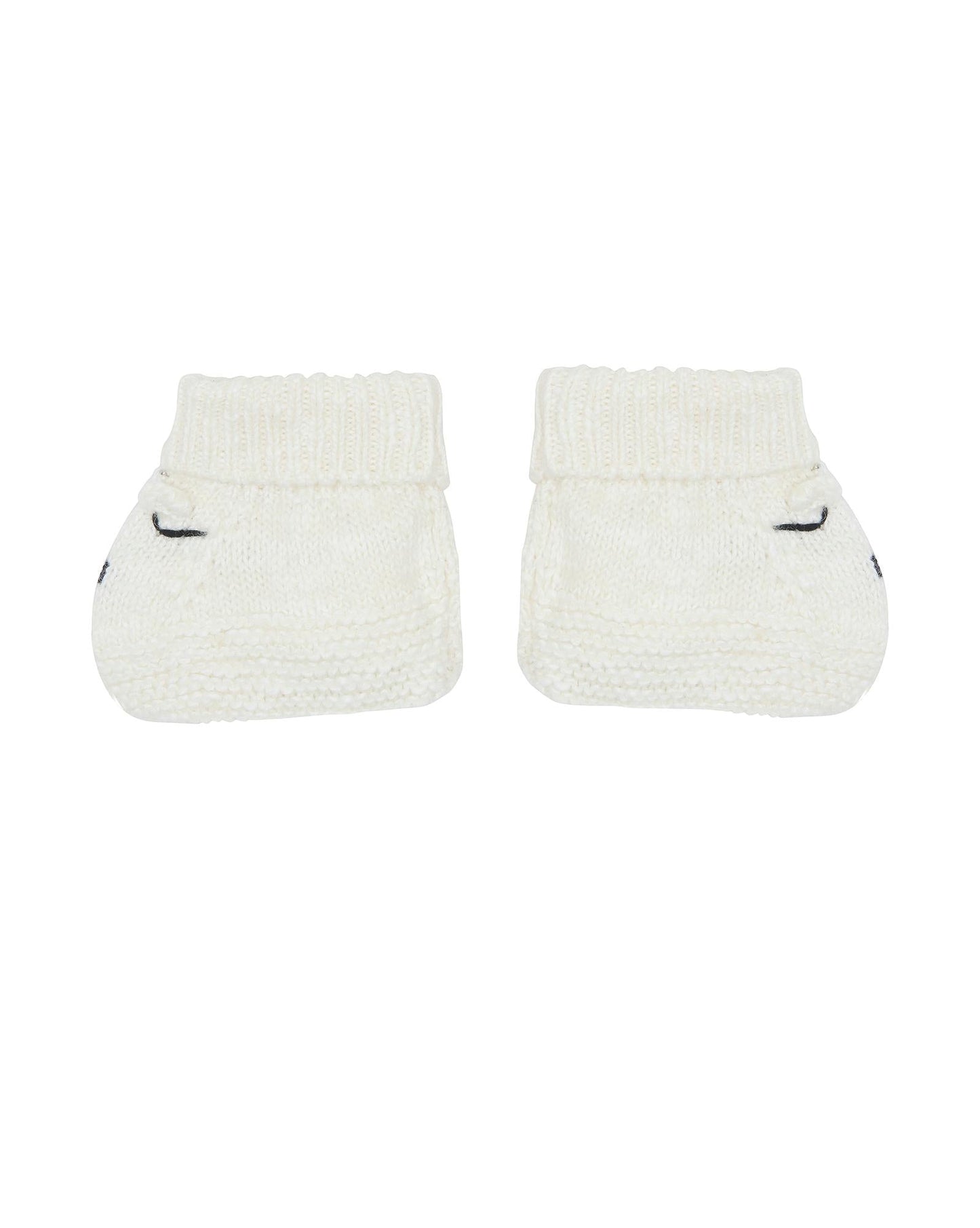 Chaussons - Teddy beige Bébé en tricot