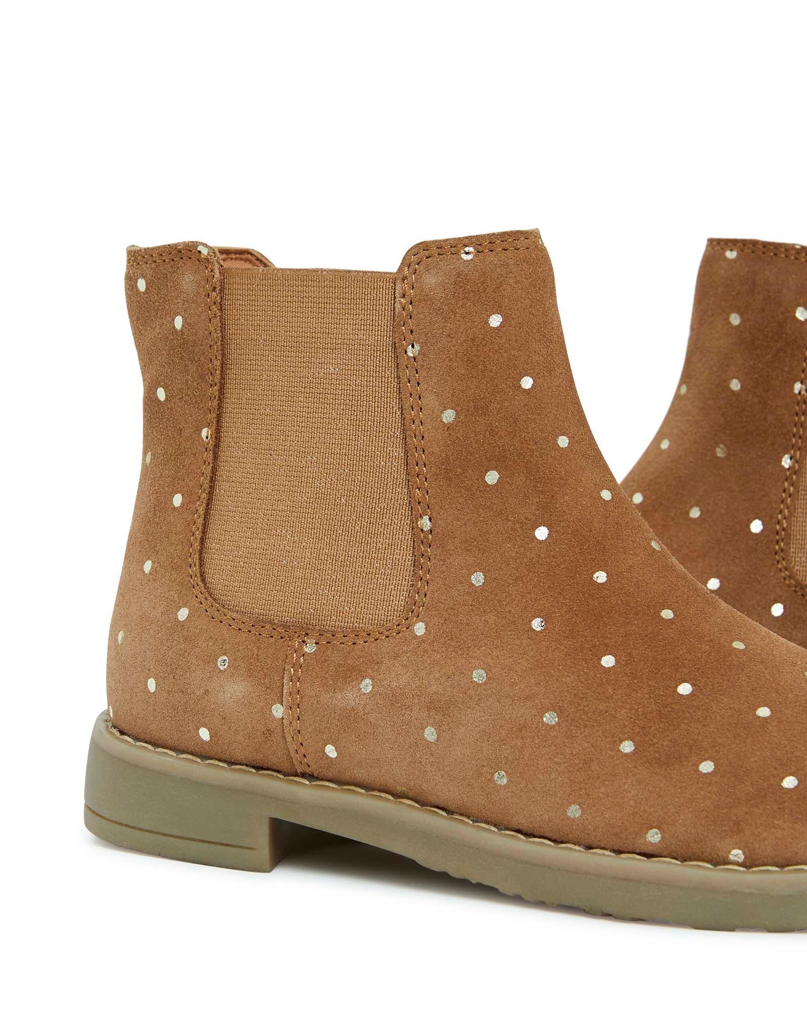Bottes Lola beige en 100% daim