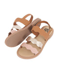 Sandales - Samia rose cuir