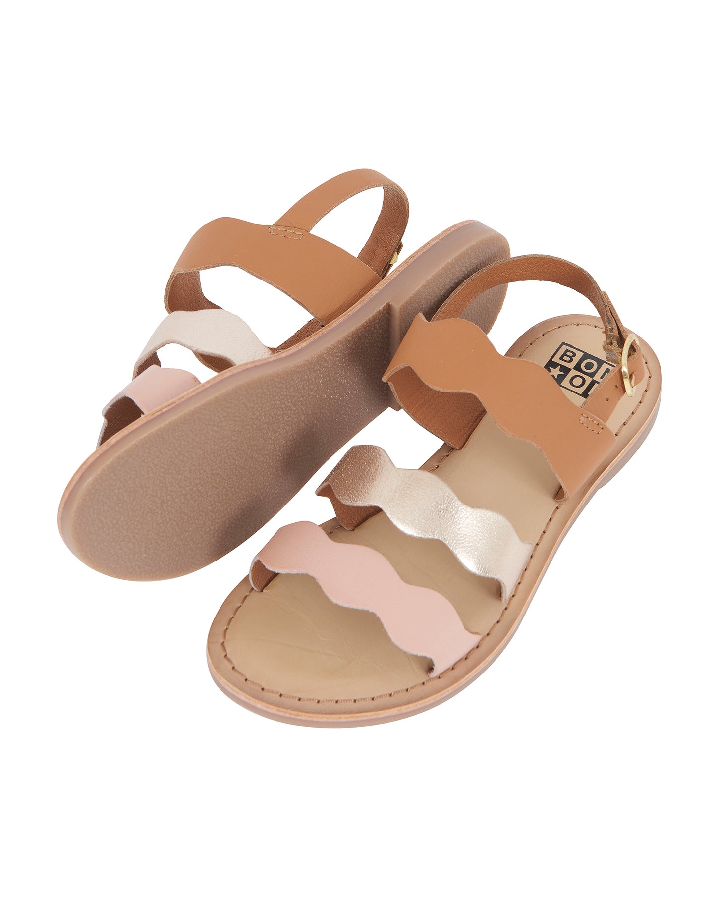 Sandals - Samia Pink leather