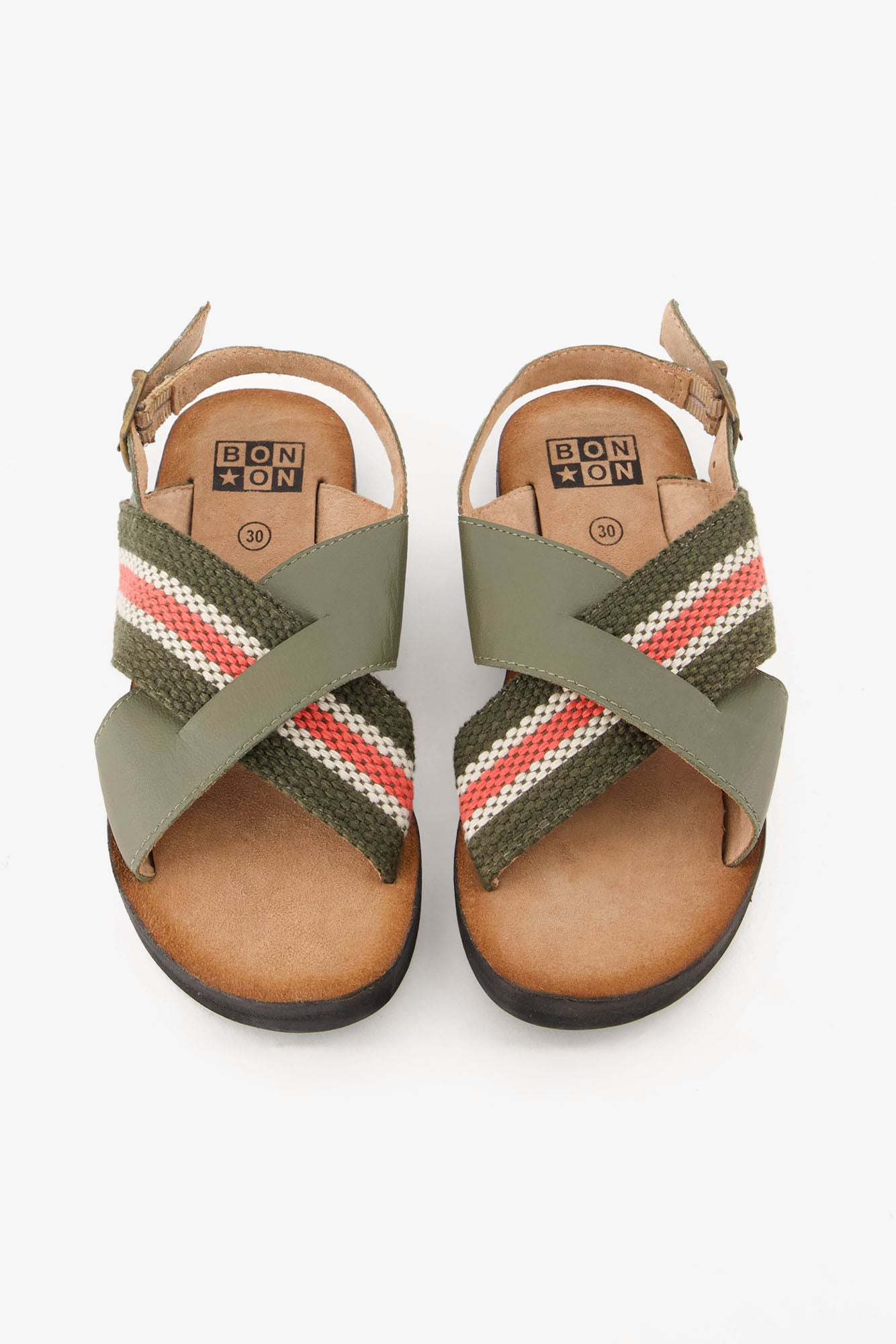 Sandals - Sandro Green leather