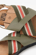 Sandals - Sandro Green leather