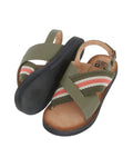 Sandals - Sandro Green leather