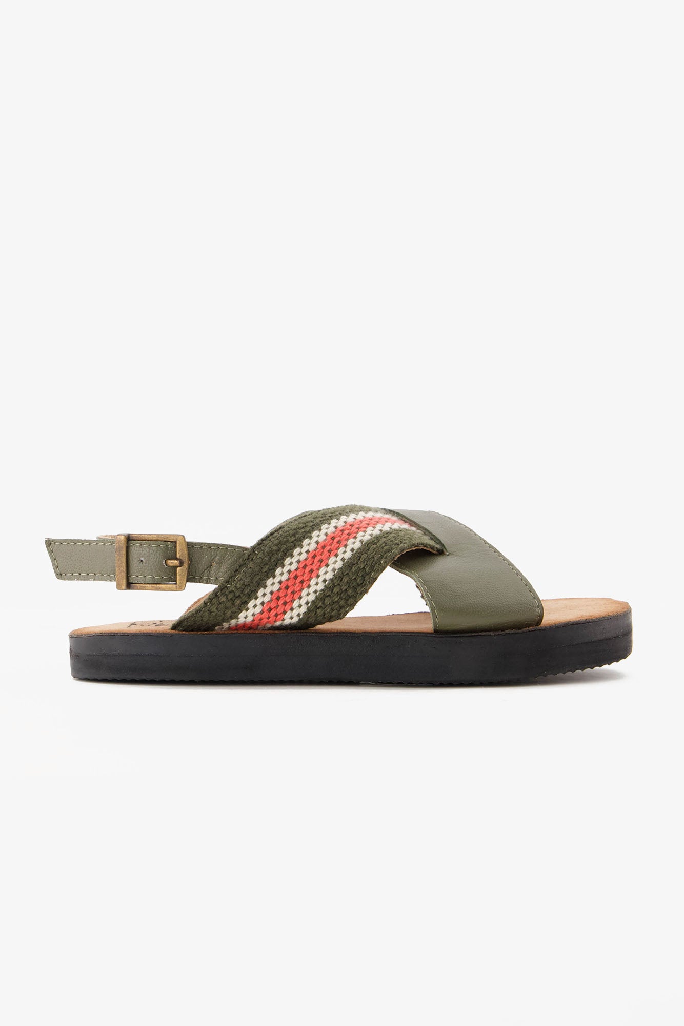 Sandals - Sandro Green leather