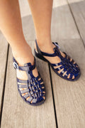 Sandals - Méduses Blue PVC