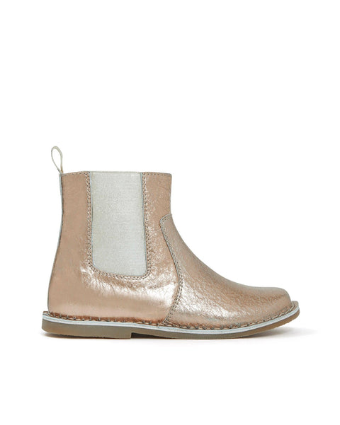 Bottes - Lazare roses en 100% cuir irisé - Image principale