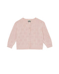 Cardigan - LILET Pink Baby cotton Knitwearopenwork