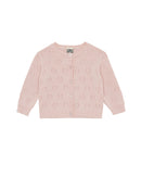 Cardigan - LILET Pink Baby cotton Knitwearopenwork
