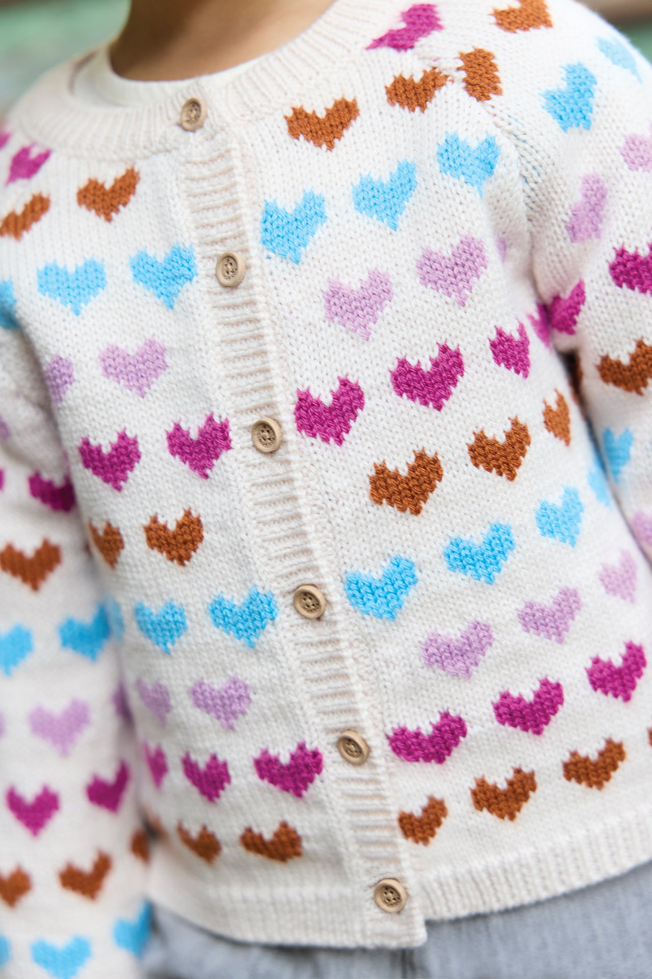 Cardigan - Coeurs LILET Beige