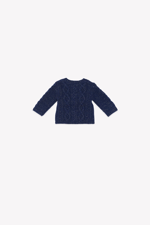 Cardigan - Jasmin Navy Bonton - Image principale